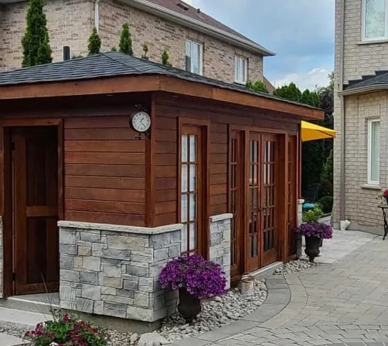 Professional cleaning team at work