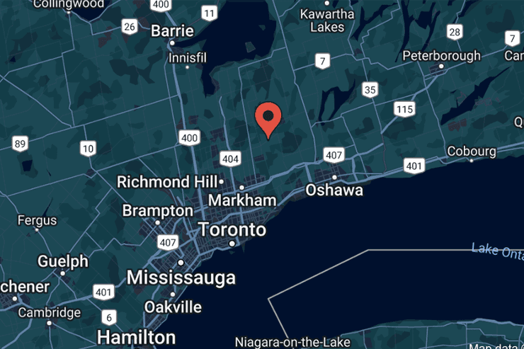 painting service coverage map GTA