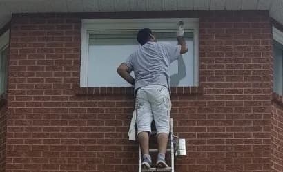 Professional exterior painting team